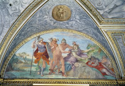 Lunette Depicting Perseus Slaying the Medusa, from the 